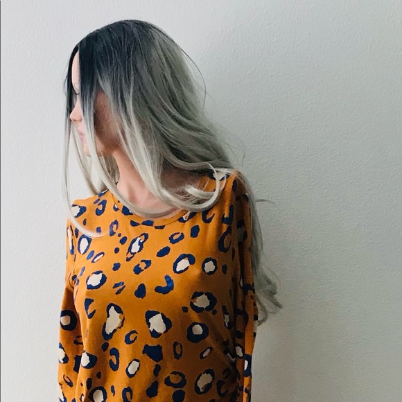 3.1 PHILLIP LIM x Target Ruched LEOPARD Dress  M - Picture 8 of 15